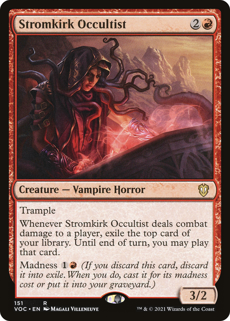 Stromkirk Occultist (VOC-151) [Crimson Vow Commander]