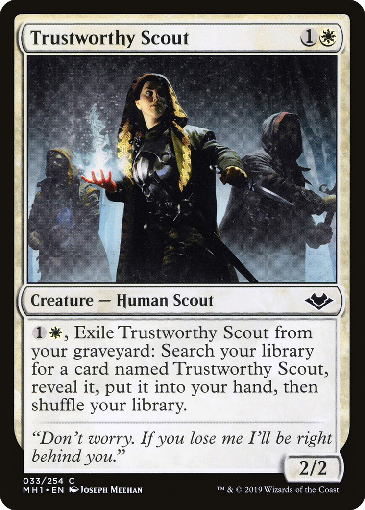 Trustworthy Scout (MH1-033) [Modern Horizons] Foil