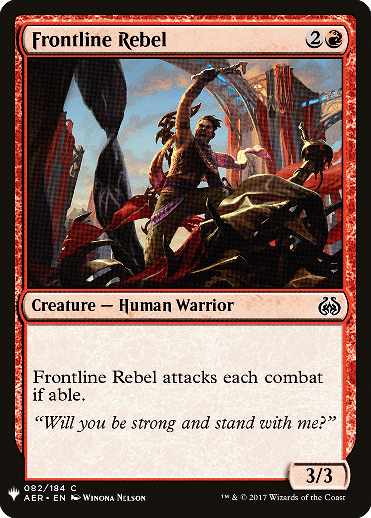 Frontline Rebel (LIST-AER-82) [The List]