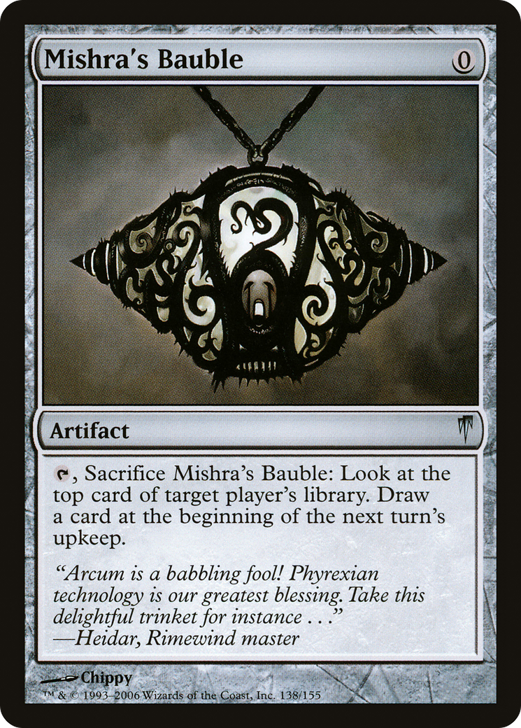 Mishra's Bauble (CSP-138) [Coldsnap] Foil