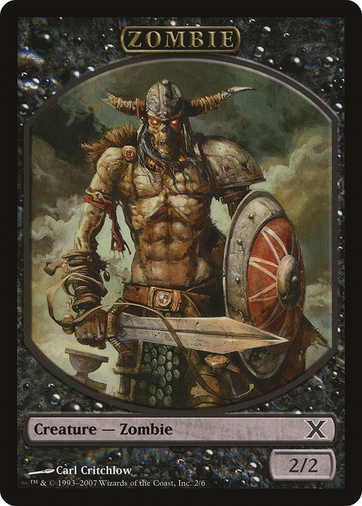Zombie (10E-002) [Tenth Edition Tokens]