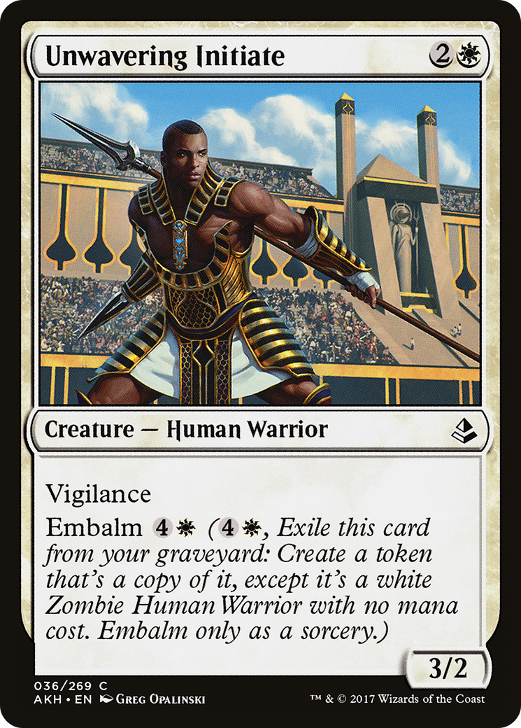 Unwavering Initiate (AKH-036) [Amonkhet]