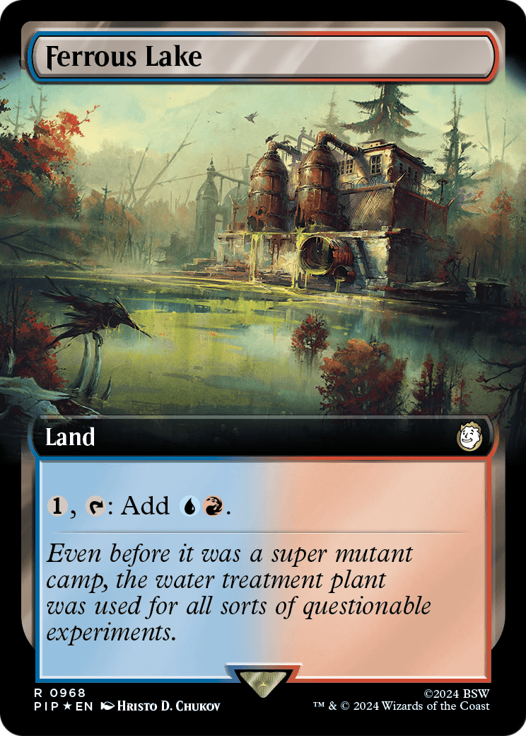 Ferrous Lake (Extended Art) (Surge Foil) (PIP-968) [Fallout] Foil