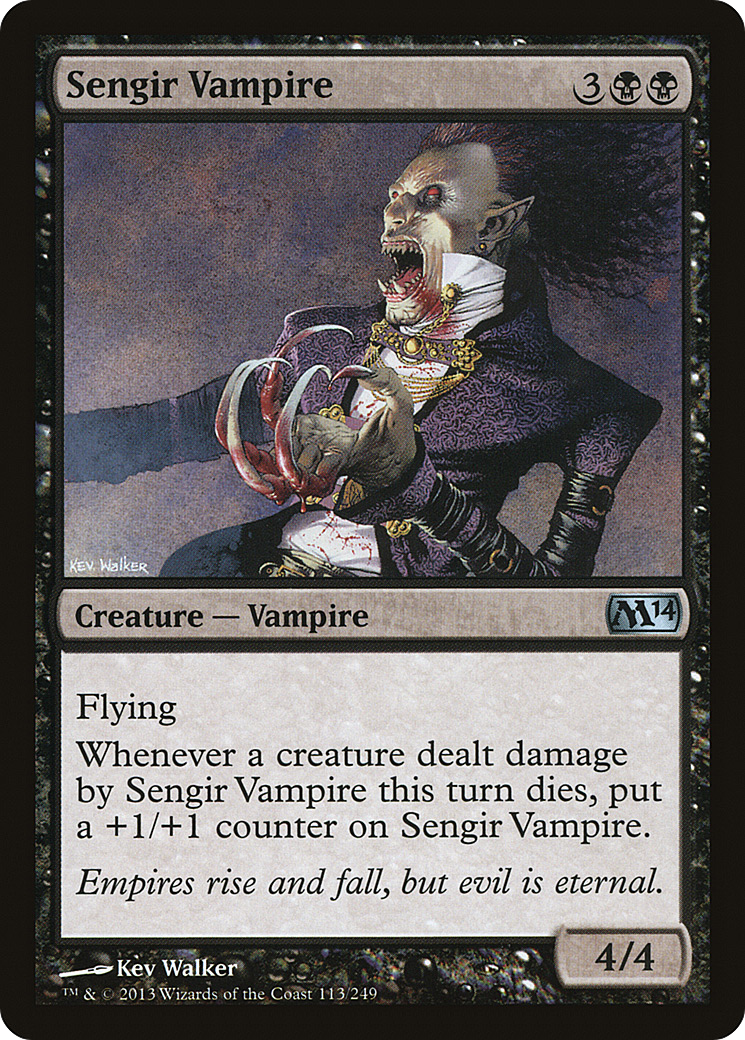 Sengir Vampire (M14-113) [Magic 2014] Foil
