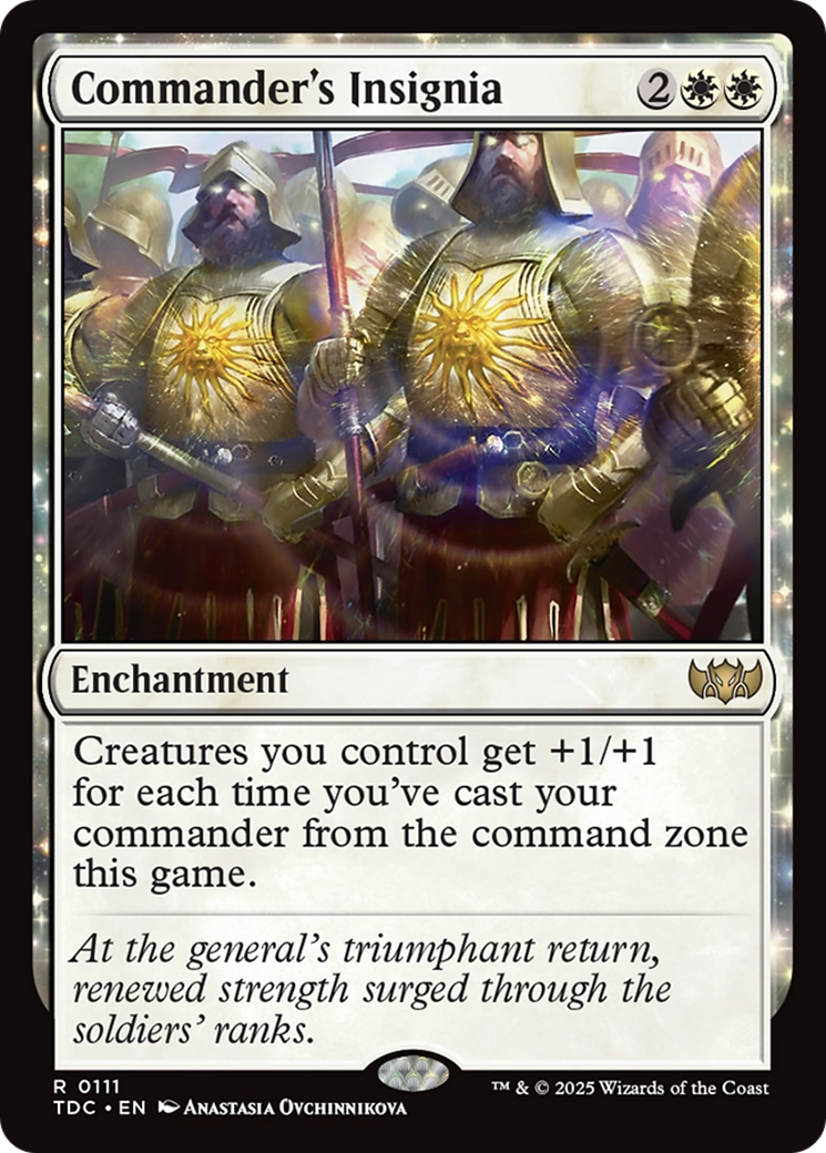 Commander's Insignia (TDC-111) [Commander: Tarkir: Dragonstorm]