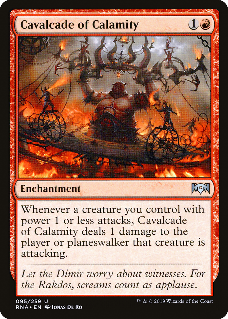 Cavalcade of Calamity (RNA-095) [Ravnica Allegiance] Foil