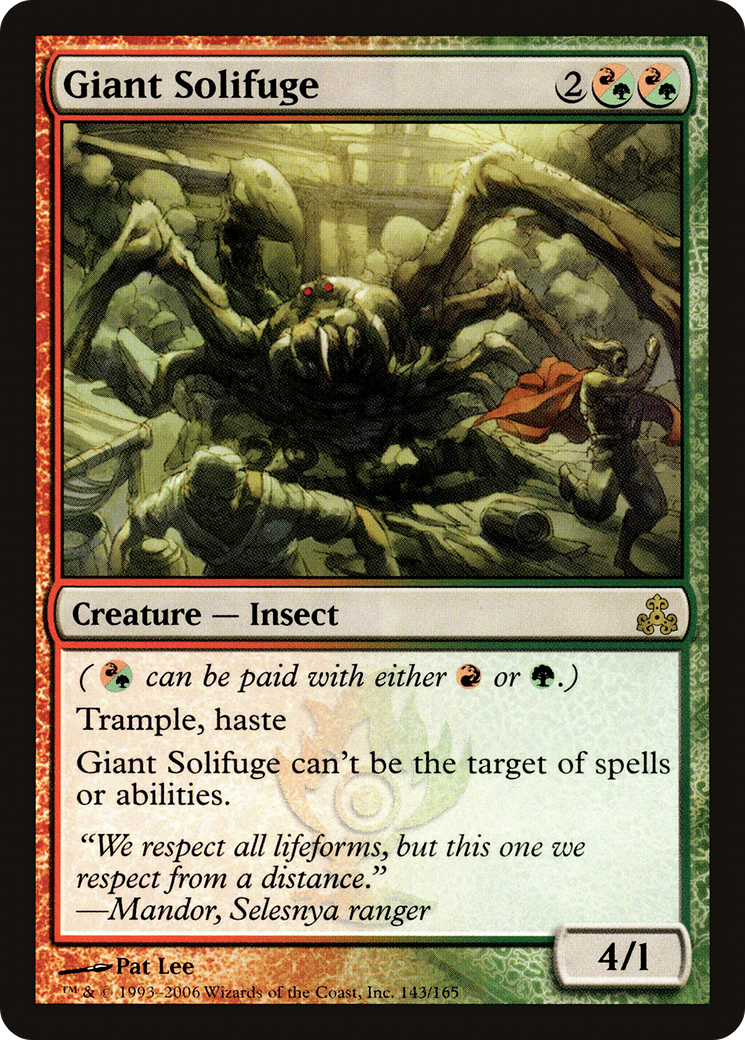 Giant Solifuge (GPT-143) [Guildpact] Foil