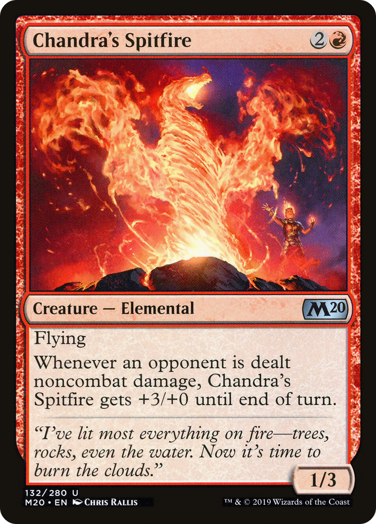 Chandra's Spitfire (M20-132) [Core Set 2020] Foil