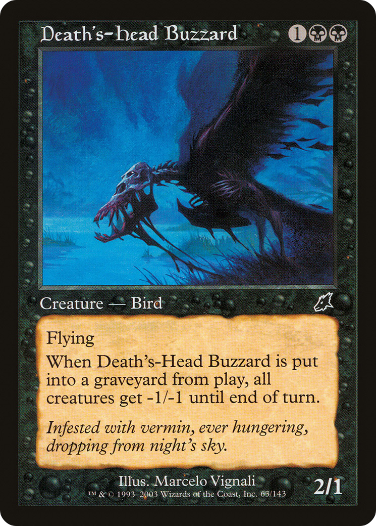 Death's-Head Buzzard (SCG-063) [Scourge] Foil