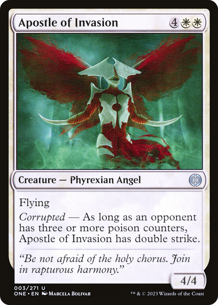Apostle of Invasion (ONE-003) [Phyrexia: All Will Be One]
