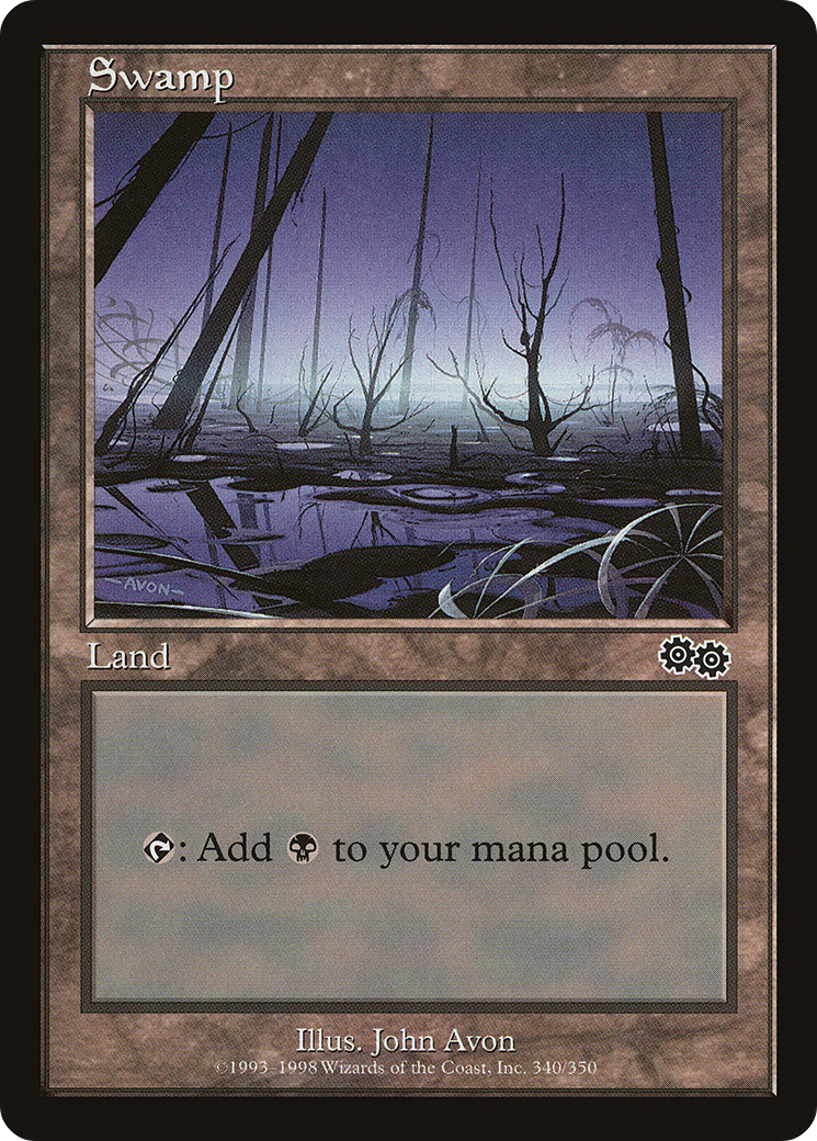 Swamp (USG-340) [Urza's Saga]