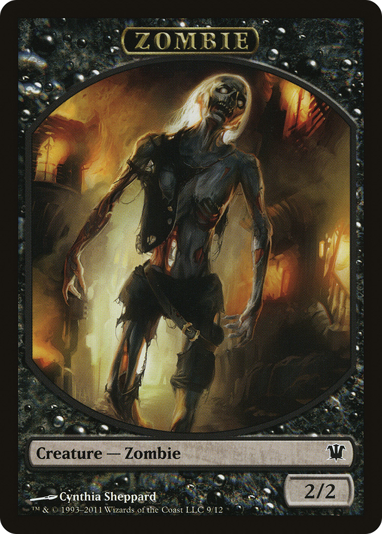 Zombie Token (ISD-009) [Innistrad Tokens]