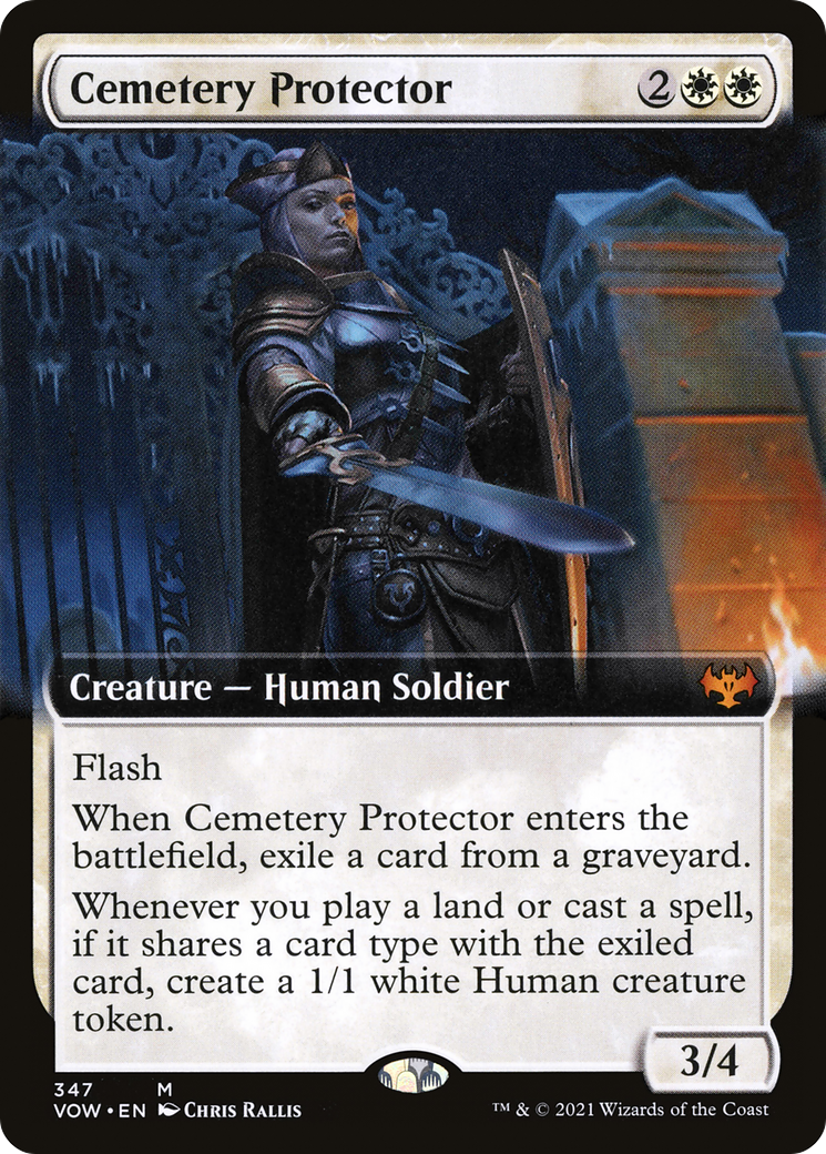 Cemetery Protector (Extended Art) (VOW-347) [Innistrad: Crimson Vow]