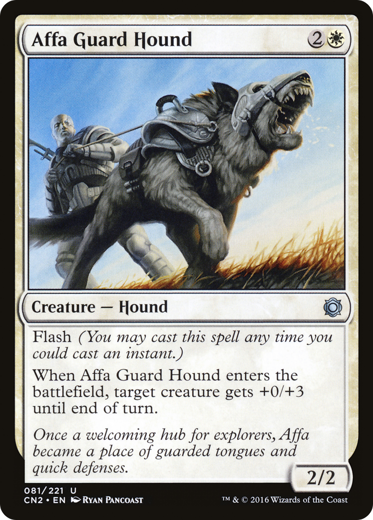 Affa Guard Hound (CN2-081) [Conspiracy: Take the Crown] Foil