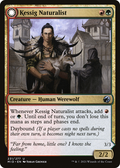Kessig Naturalist (MID-231) [Innistrad: Midnight Hunt] Foil