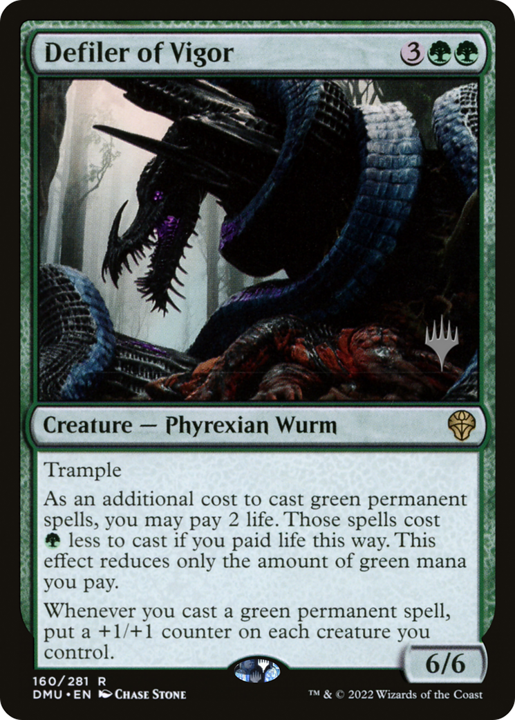 Defiler of Vigor (PPDMU-160) [Promo Pack: Dominaria United Promos] Foil