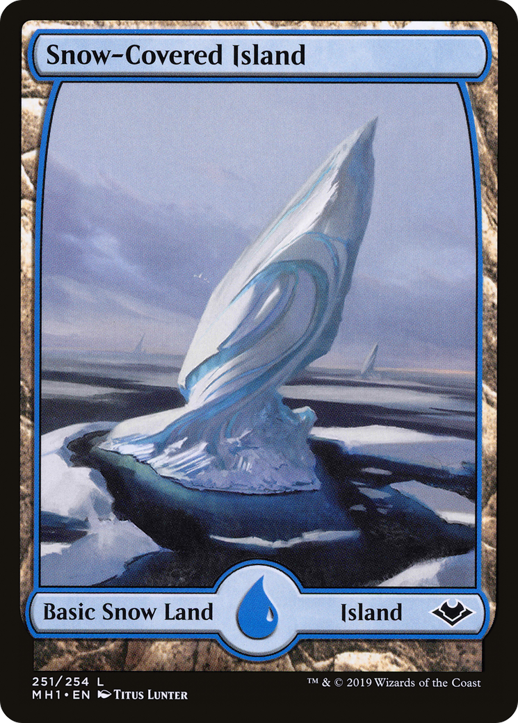 Snow-Covered Island (MH1-251) [Modern Horizons] Foil
