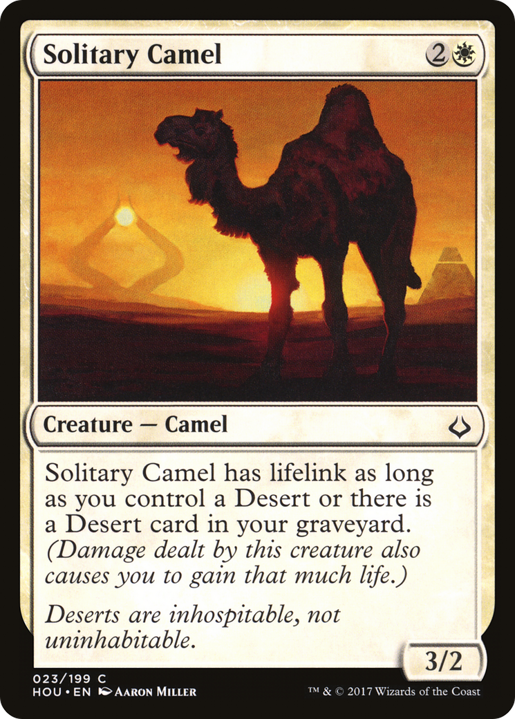 Solitary Camel (HOU-023) [Hour of Devastation] Foil