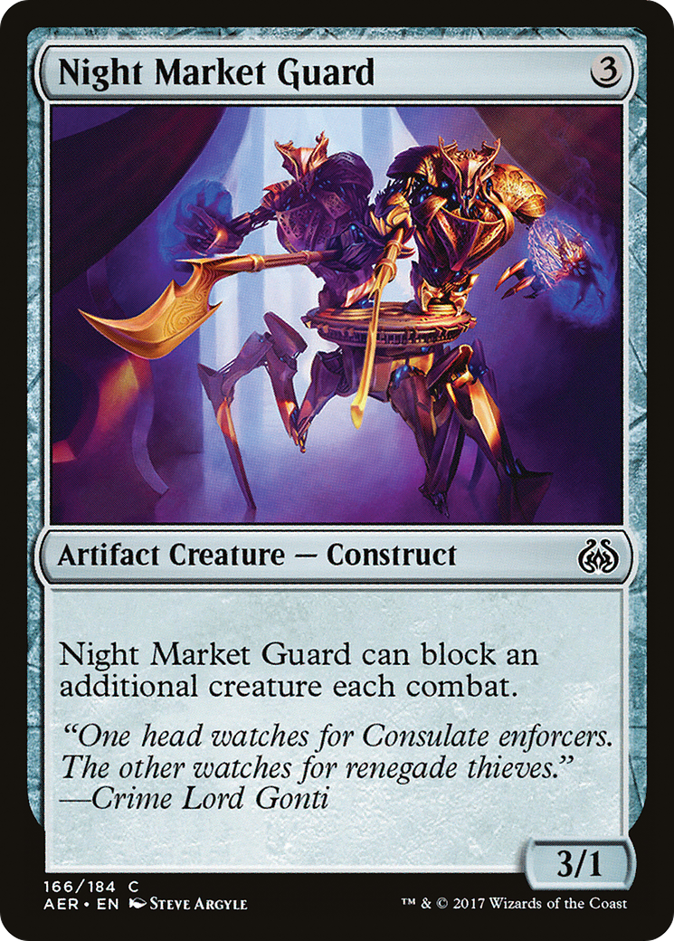 Night Market Guard (AER-166) [Aether Revolt]