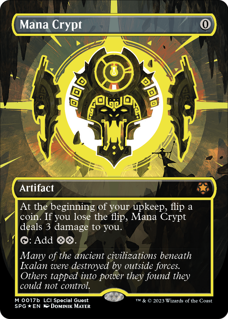 Mana Crypt (SPG-17B) (Borderless) [Special Guests] Foil