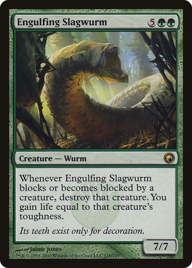 Engulfing Slagwurm (SOM-118) [Scars of Mirrodin]