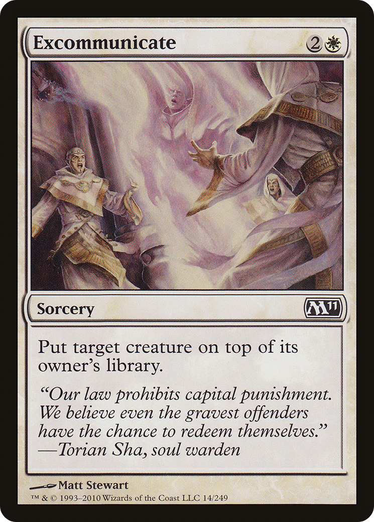 Excommunicate (M11-014) [Magic 2011] Foil