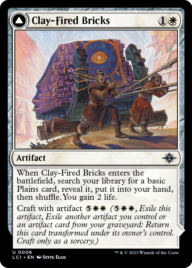 Clay-Fired Bricks (LCI-006) [The Lost Caverns of Ixalan]