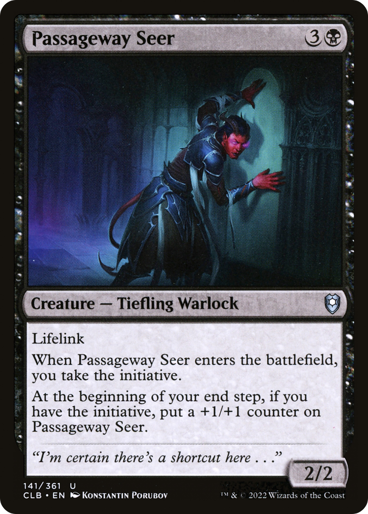 Passageway Seer (CLB-141) [Commander Legends: Battle for Baldur's Gate] Foil