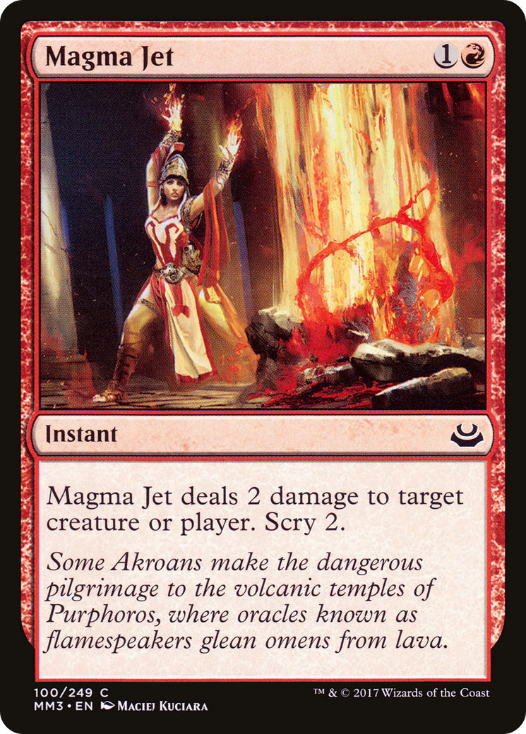 Magma Jet (MM3-100) [Modern Masters 2017] Foil
