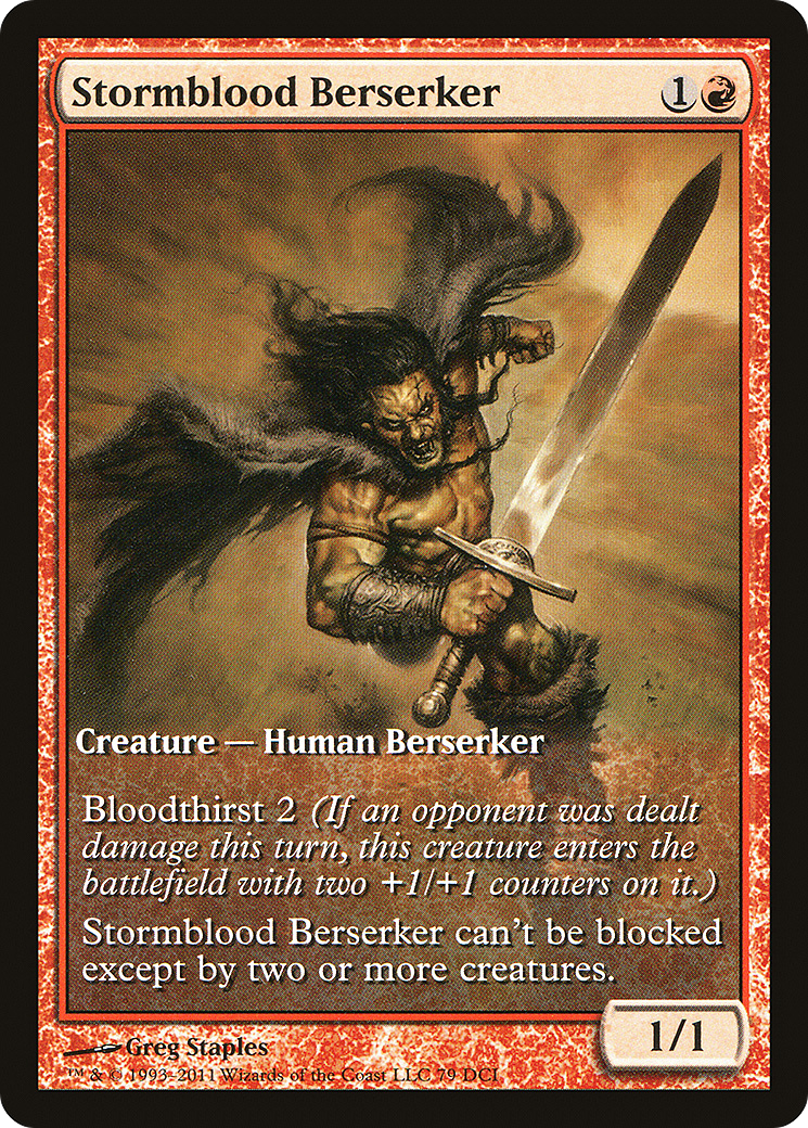 Stormblood Berserker (GAME-156) [DCI Promos]