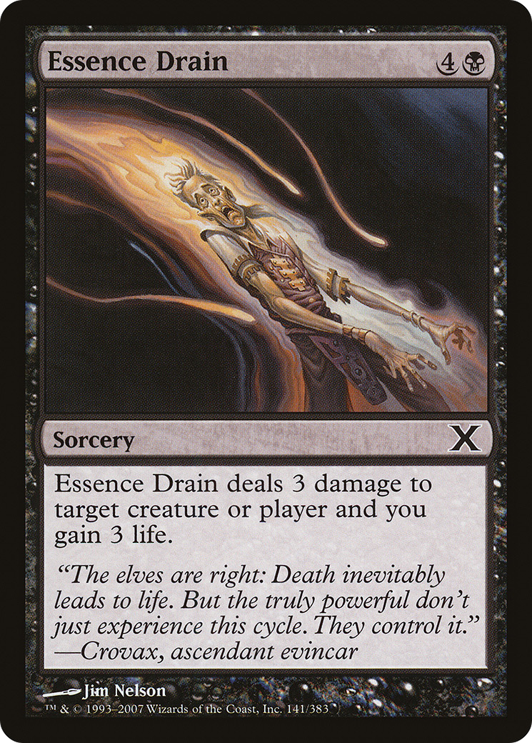 Essence Drain (10E-141) [Tenth Edition] Foil
