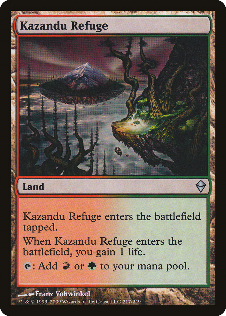 Kazandu Refuge (ZEN-217) [Zendikar] Foil