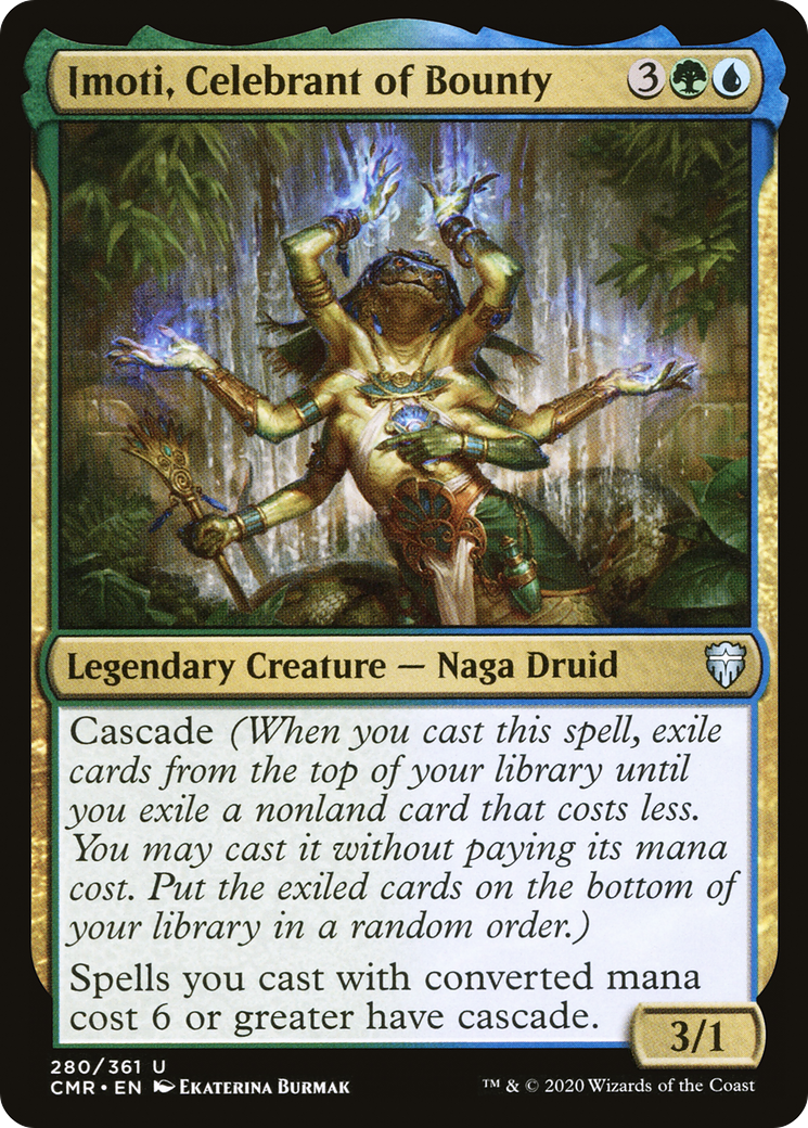 Imoti, Celebrant of Bounty (CMR-280) [Commander Legends] Foil