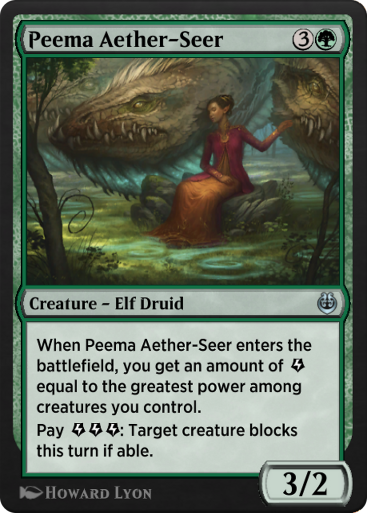 Peema Aether-Seer (KLR-175) [Kaladesh Remastered]