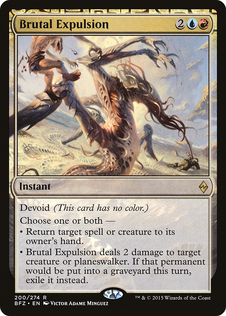 Brutal Expulsion (BFZ-200) [Battle for Zendikar] Foil