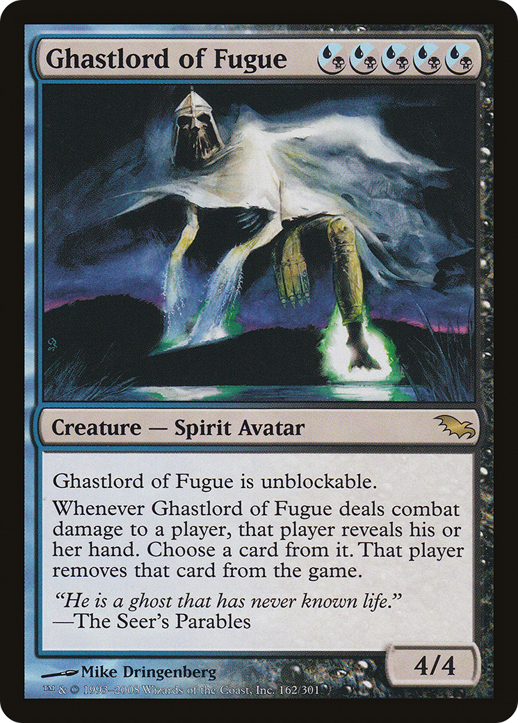 Ghastlord of Fugue (SHM-162) [Shadowmoor] Foil