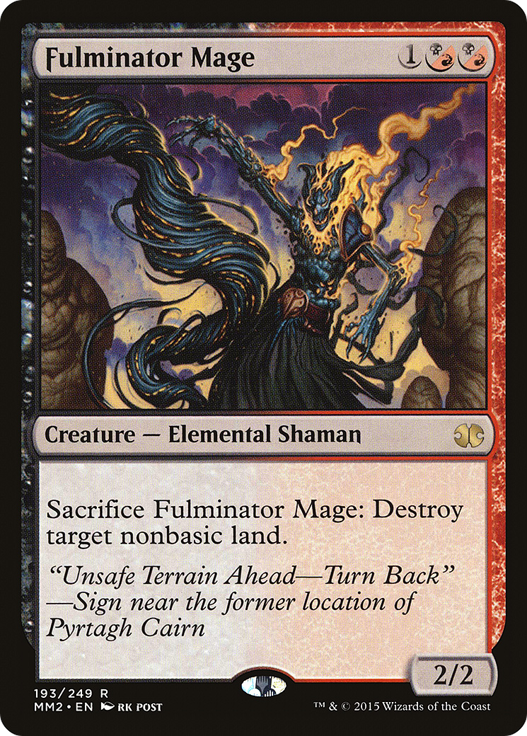 Fulminator Mage (MM2-193) [Modern Masters 2015] Foil