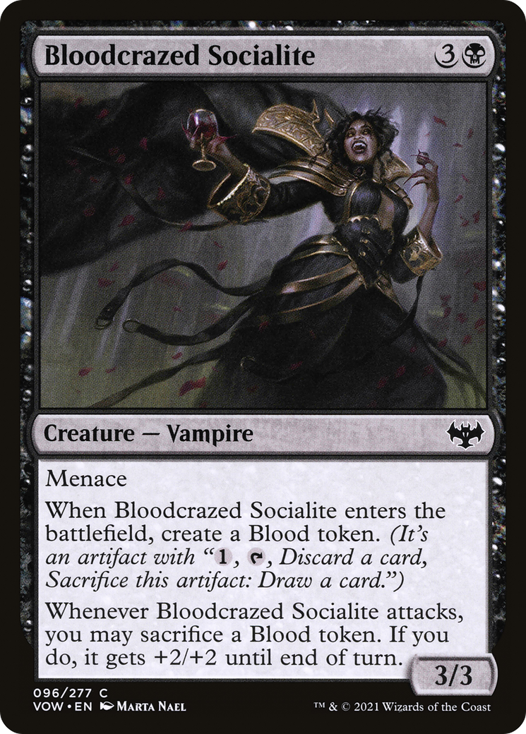 Bloodcrazed Socialite (VOW-096) [Innistrad: Crimson Vow]