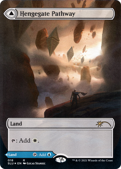 Hengegate Pathway (Borderless) (SLU-018) (Showcase) [Secret Lair: Ultimate Edition] Foil
