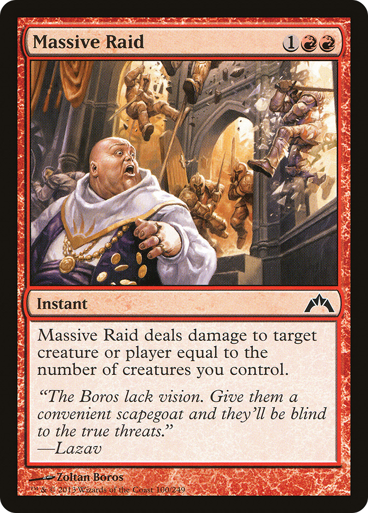 Massive Raid (GTC-100) [Gatecrash]