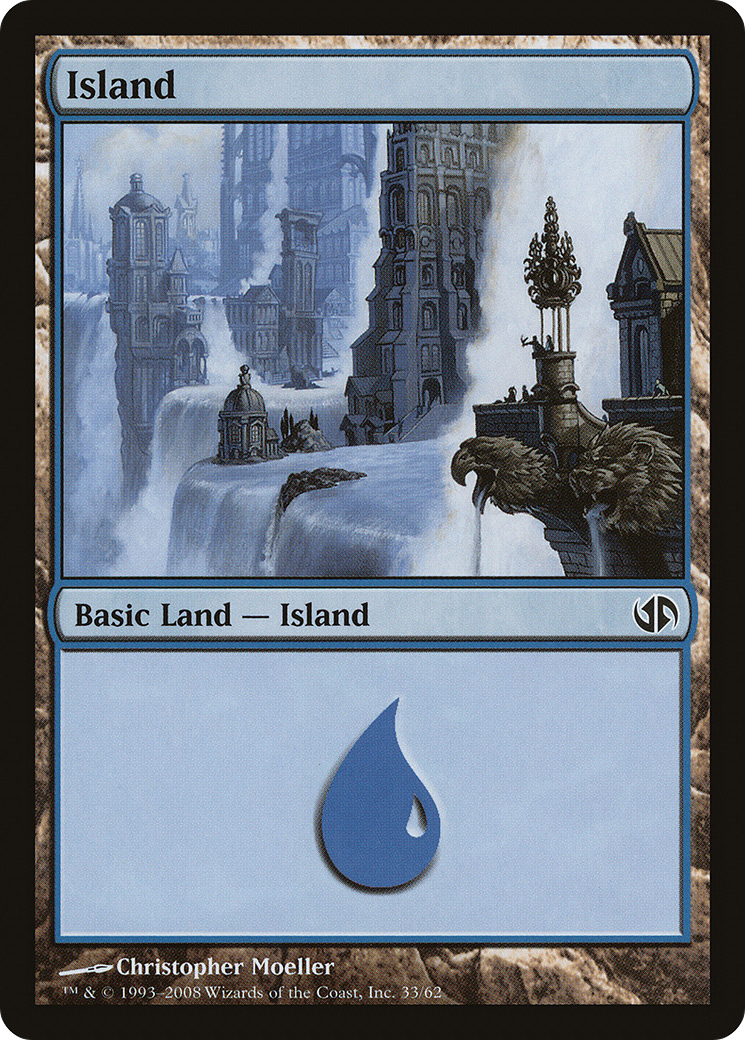 Island (DD2-033) [Duel Decks: Jace vs. Chandra]