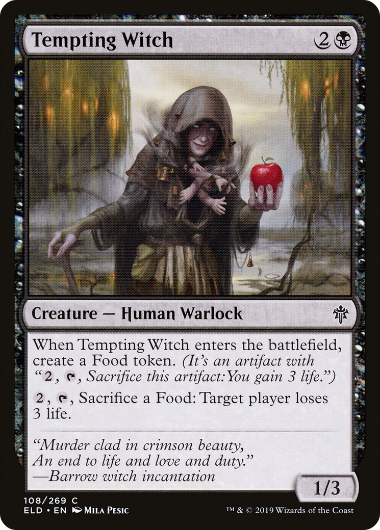 Tempting Witch (ELD-108) [Throne of Eldraine]