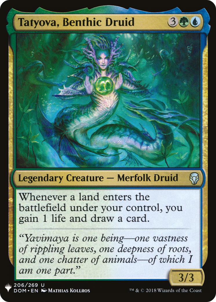 Tatyova, Benthic Druid (LIST-DOM-206) [The List]