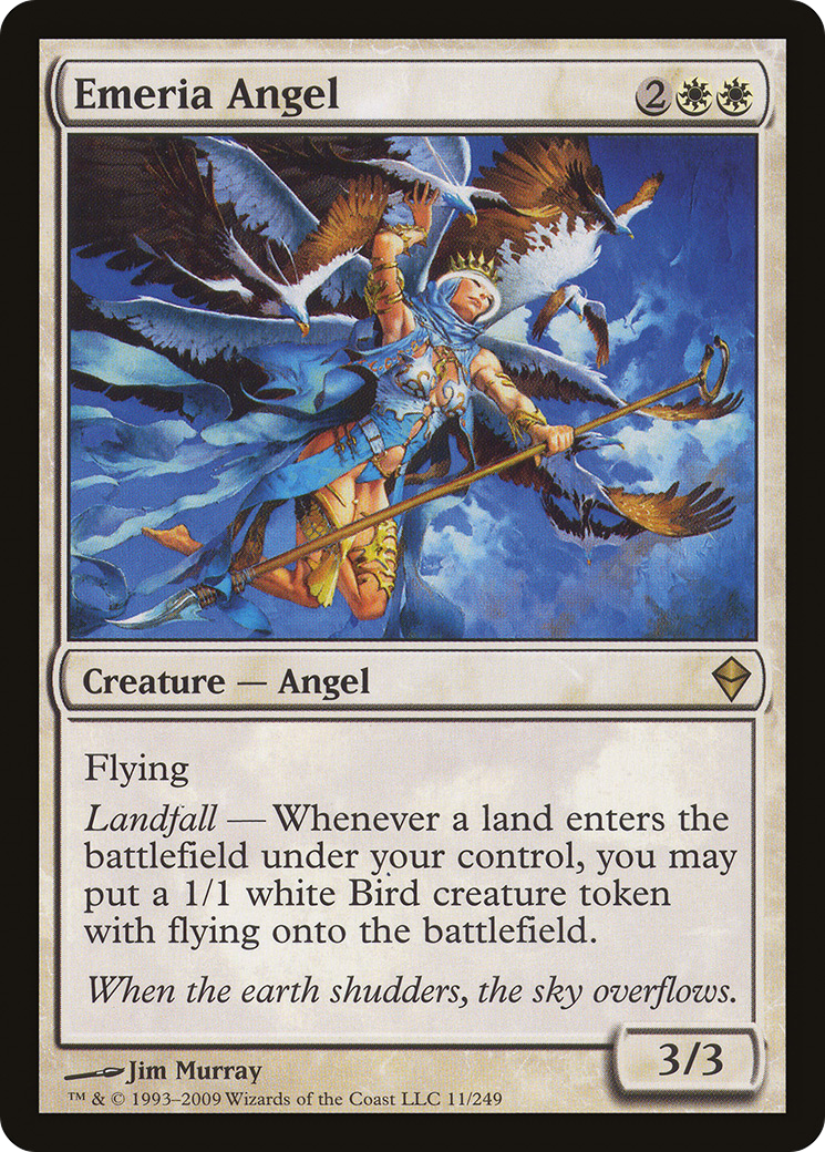 Emeria Angel (ZEN-011) [Zendikar] Foil