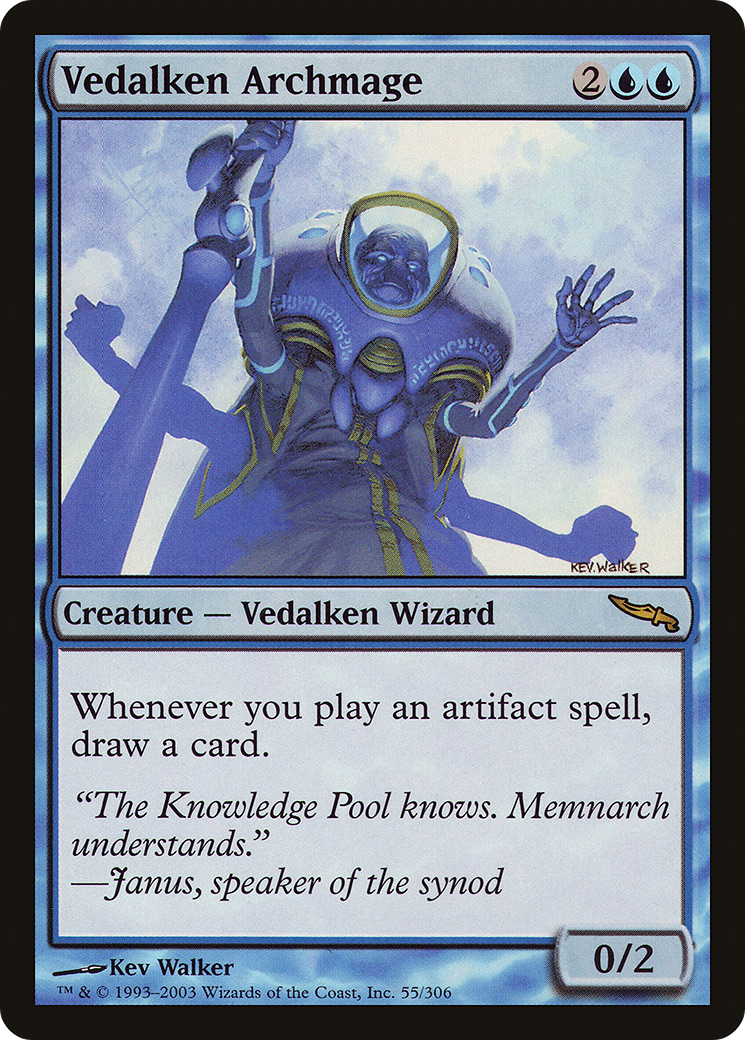 Vedalken Archmage (MRD-055) [Mirrodin] Foil
