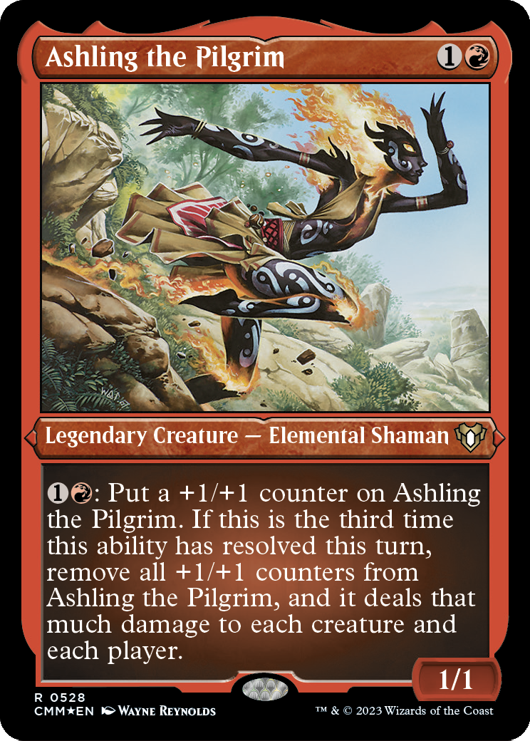 Ashling the Pilgrim (Foil Etched) (CMM-528) [Commander Masters] Foil
