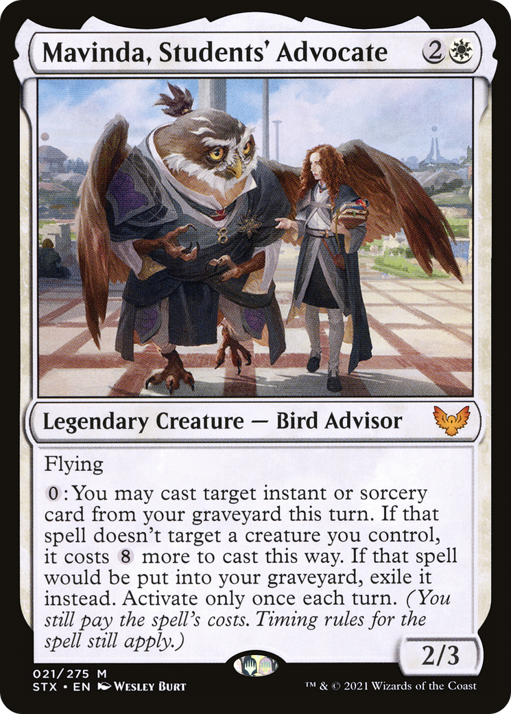 Mavinda, Students' Advocate (STX-021) [Strixhaven: School of Mages] Foil