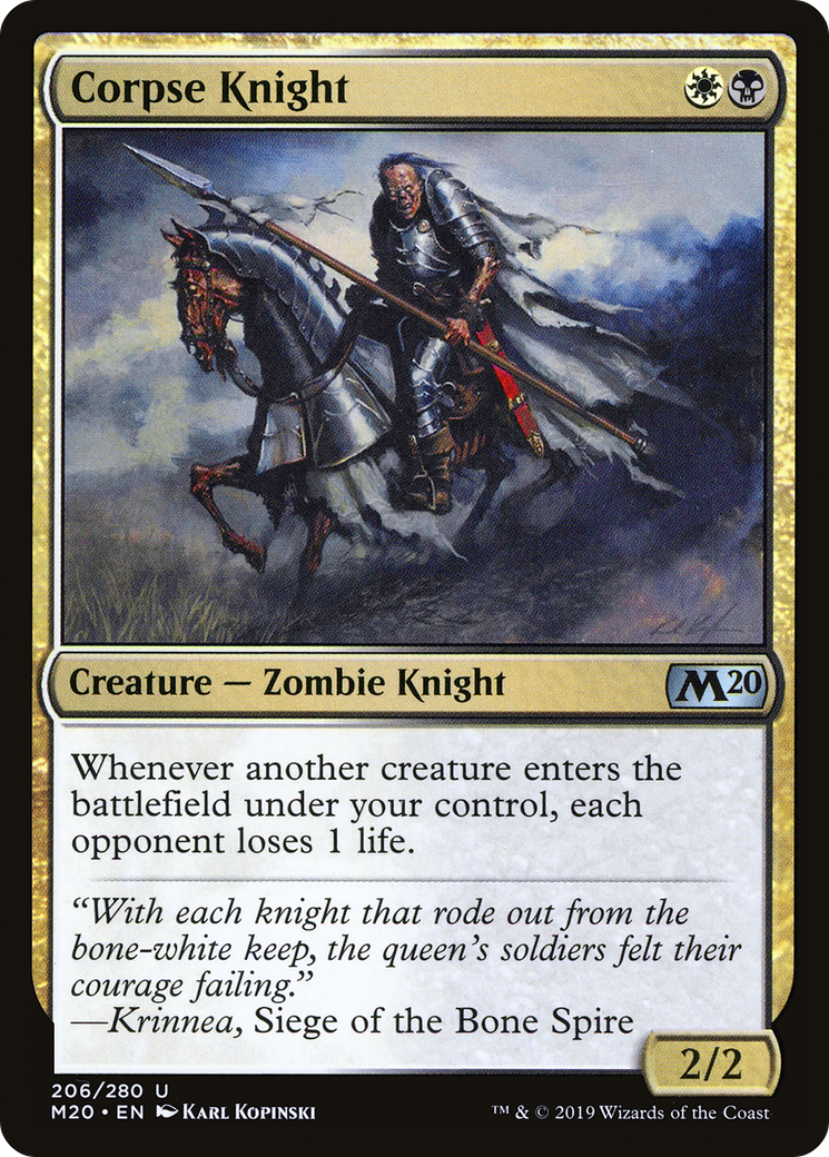 Corpse Knight (M20-206) [Core Set 2020]