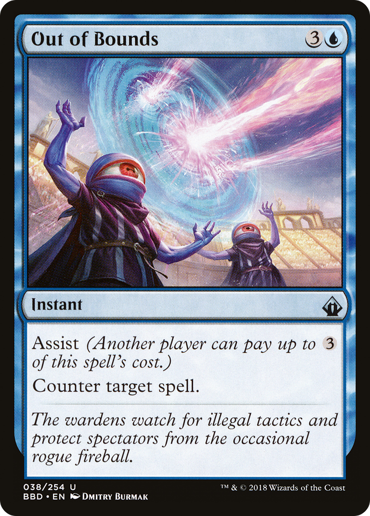 Out of Bounds (BBD-038) [Battlebond] Foil