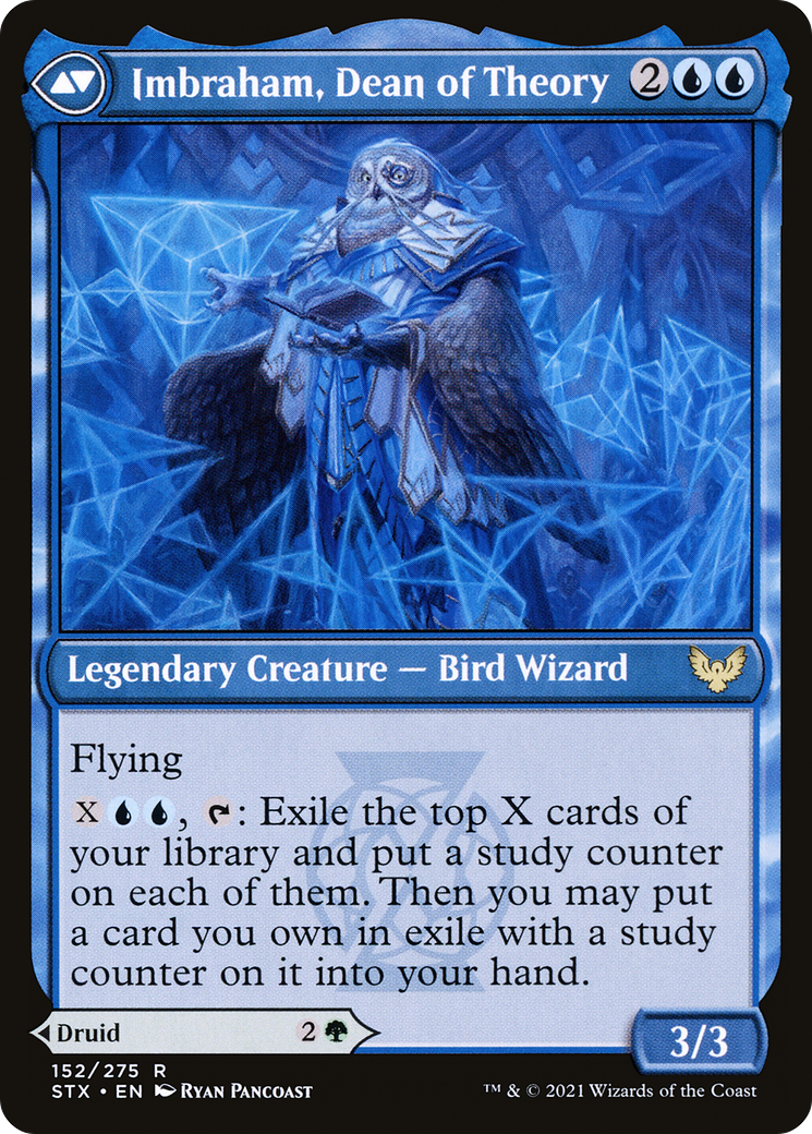 Kianne, Dean of Substance // Imbraham, Dean of Theory (STX-152) [Strixhaven: School of Mages]